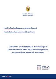 ZELBORAF® (vemurafenib) as monotherapy in the treatment of BRAF V600 mutation-positive unresectable or metastatic melanoma / INEAS | 