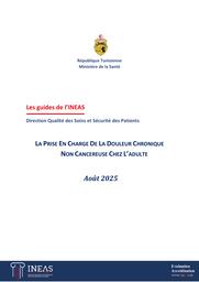 LA PRISE EN CHARGE DE LA DOULEUR CHRONIQUE NON CANCEREUSE CHEZ L’ADULTE / INEAS | 